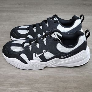 Nike Men's Tech Hera Lifestyle Athletic Sneakers Size 10 White Black FJ9532-101